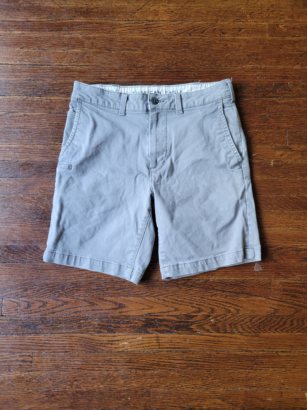 American Eagle Men's Slim Fit Workwear Flex Size 28 Gray 5 Pocket Design